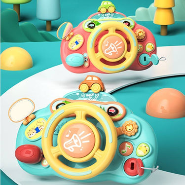 Multi-functional Toddlers Simulation Musical Steering Wheel